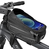 UTILISATION POLYVALENTE : La sacoche convient aux smartphones avec une taille d'écran allant jusqu'à 6,8 pouces et peut être utilisée pour le VTT, le cyclisme sur route, l'e-bike et d'autres types de cyclisme, répondant ainsi aux besoins des cyclistes.