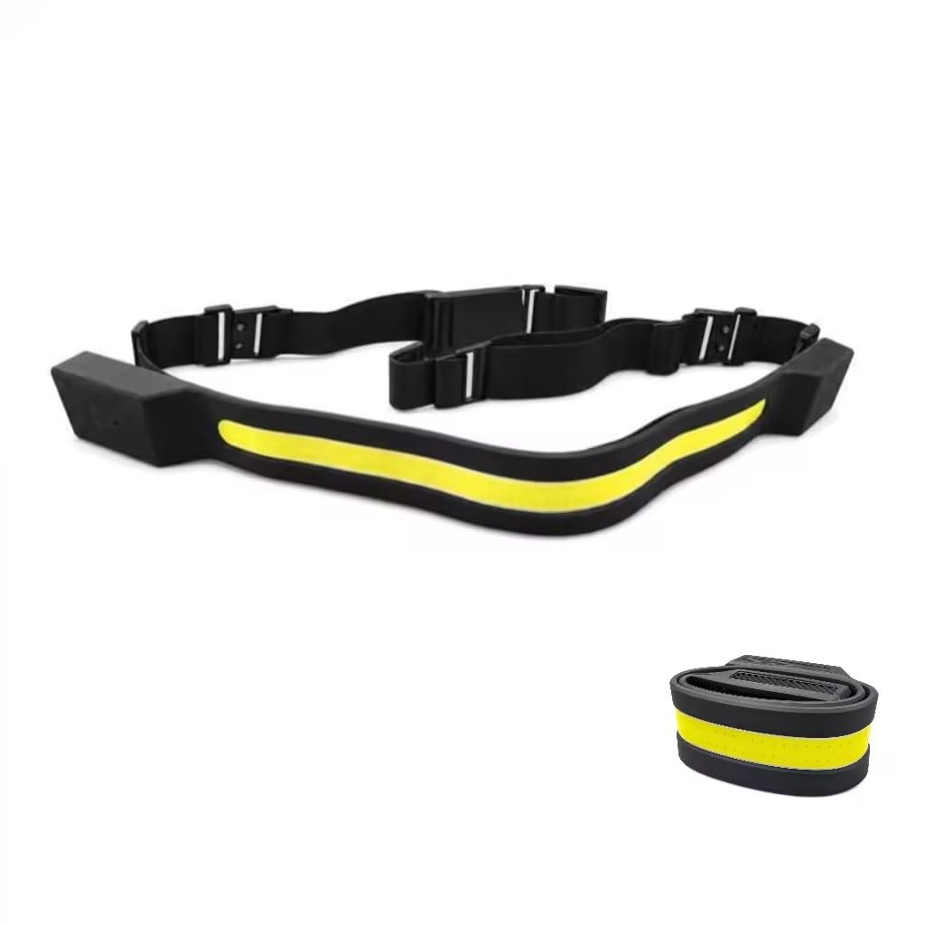 CLAKAP Luz de trabajo magnética flexible debajo del capó, reparación automática, almacenamiento compacto | 2600LM COB, 5000mAh Type-C, correa de velcro expandible de 80-110 pulgadas, haz de 360, 2 modos, magnético 2 en 1