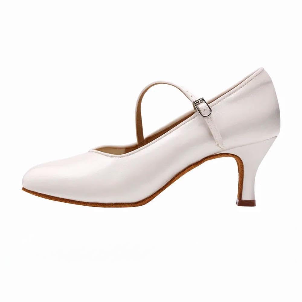 Dance Standard Tacco Alto da Donna 138 Fresh Tan Satin Tacco Alto da Donna Scarpe da Ballo da Sala Suola Morbida Danza Moderna