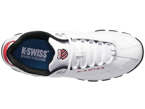 Image of K-Swiss Men's ST329 CMF Sneaker, Wide Tennis Walking Shoes Leather Upper