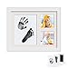 Huella Bebe, Kit Marco Huella Bebe, Marco Huellas Bebe Tinta Recuerdo Memorable, Huella Mano Pie Bebe 3D, No Tóxico Huella Bebe Pie y Manos, Ideal Decoración Regalos Para Bebes