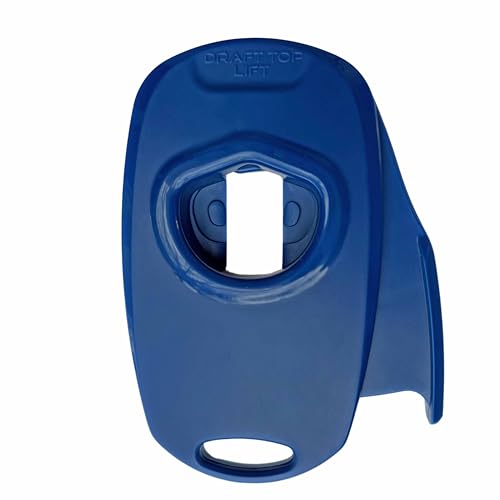 Draft Top Lift Universal Topless Can Opener - Smooth Edge Aluminum Can Lid Remover For Beer, Cocktails, & Soda - Ideal For Tailgating & Garnishes, As Seen On Shark Tank, Made In The USA, Blue