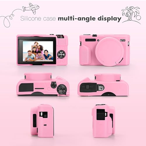 Funda protectora de silicona para Canon PowerShot G7 X Mark II miniatura 5