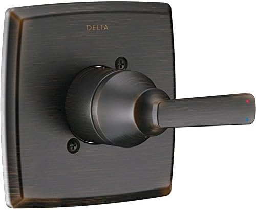 Delta Faucet Ashlyn Shower Valve Trim Kit for Oil Rubbed Bronze Shower Systems and Shower Faucets, Delta Shower Handle Replacement, Shower Faucet Handle, Venetian Bronze T14064-RB (Valve Not Included)