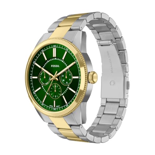 Image of Fossil Men's Watch, Pearson Multifunction Stainless Steel Watch for Men