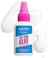 NYX Professional Makeup The Face Glue Gripping Primer, Grundierung, Base, Feuchtigkeitsspendender Primer für 24 Stunden Make-up-Halt, ohne klebrige weiße Rückstände, 35 ml