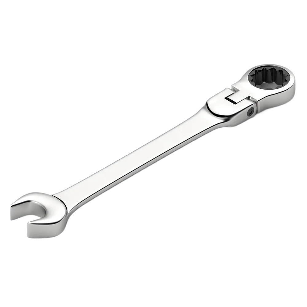 VFdthR Spanner Set Flex-head Ratcheting Wrench Set,1Pcs 6-24mm Steel Universal Spanners For Car Repair Hand Tools(7mm)
