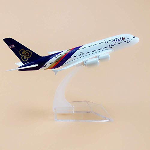 Image of Toys uncle Diecast Aeroplane Scale Model, 16 Cm: (B747 Thai), Multicolor