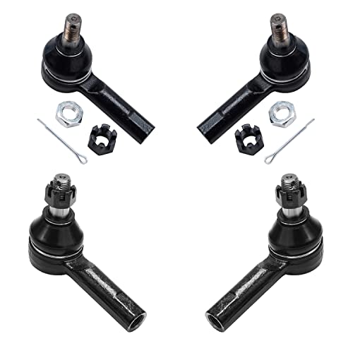 Image of Detroit Axle - 12PC Front Lower Control Arms, Ball Joints, Front Rear Sway Bars, Inner and Outer Tie Rods for 2000 2001 2002 2003 2004 Nissa Xterra