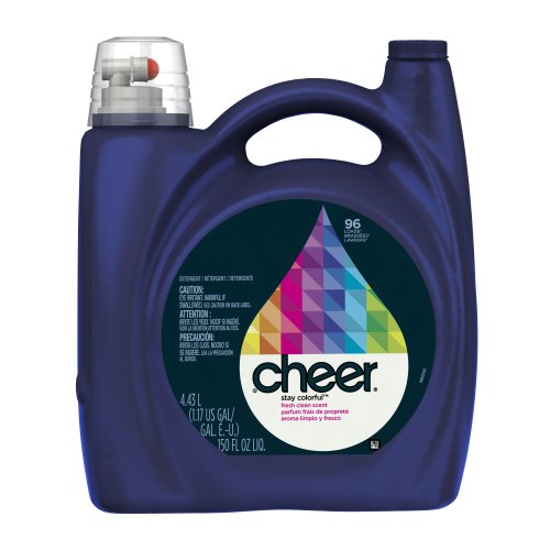 Cheer 2x Ultra Liquid Fresh Clean Scent 96 loads 150-Ounce Bottles (Pack of 2)(Packaging May Vary)