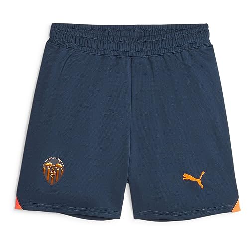 Valencia CF Season 2023/2024 Official Away Shorts Jr Unisex Kids Puma Shorts 176, Blue