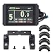 CHICIRIS Instrument LCD, Instrument LCD Intelligent de vélo KT-LCD8H, pour Modification de vélo vélo électrique Scooter électrique Cycliste Amateurs