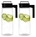 Takeya Airtight Drink Maker Pitcher / Jug, Set of Two (Black)