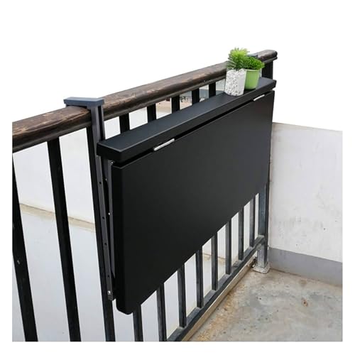 Mesa auxiliar plegable de pared para balcón, jardín y patio al aire libre, solución que ahorra espacio, muebles elegantes y prácticos para espacios pequeños