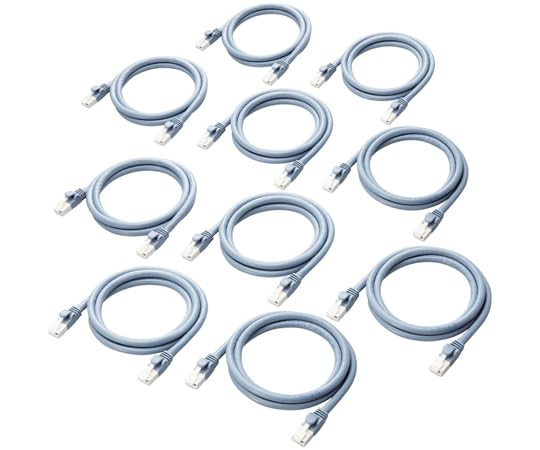 Amazon.co.jp: エレコム LANケーブル CAT6A対応 EU RoHS指令準拠 爪