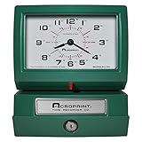 Acroprint 150RR4 Heavy Duty Automatic Time Recorder, Prints Month, Date, Hour (0-23) and Hundredths Time Clock