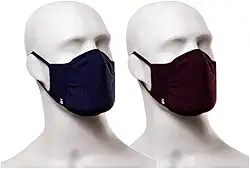 Lupo MASCARA AU ZERO 36004 KIT C/2 Marinho/Bordo, Unico