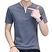 T-shirt d'été décontracté à manches courtes pour homme, T-shirt gris foncé, L