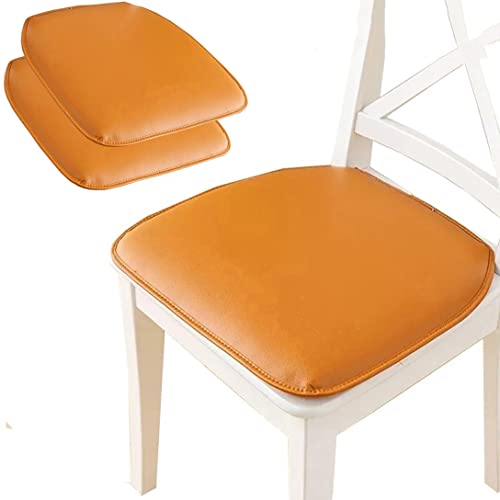 Coussin élégant en simili cuir pour chaise de salle à manger chic