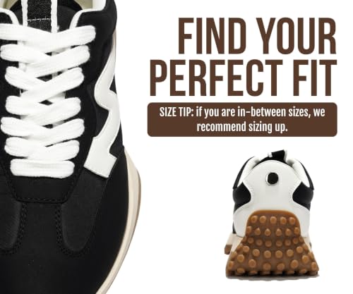 Image of Project Cloud Trendy Fashion Sneakers for Women 2026 - Memory Foam and Non-Slip Comfortable Casual Ladies Shoes for Womens Fashion Sneakers - Lightweight Lace-up Shoes (Lecco)