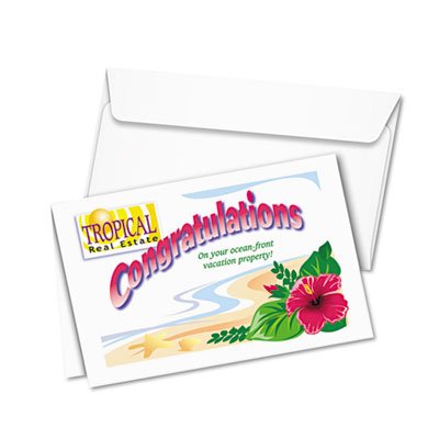 Avery - Personal Creations Printable Half-Fold Cards, 5-1/2 X 8-1/2, 20/Box - Sold As 1 Box - Ideal For Birthday And Holiday Cards, Invitations And Announcements. #TOP2