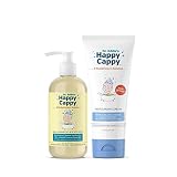 Happy Cappy 2 Step Solution, Cleanser and Cream to Manage Dry, Itchy, Sensitive Eczema Prone Skin fo