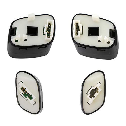 Steering Wheel Radio Control Switch Buttons Replacement for Chevy Silverado Replacement for GMC Sierra 2003-2007 Replacement for 21997738 21997739 1999442 1999443,901-120, 901-121, 901-122, 901-123