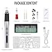 URPiRE [Upgrade 2-Way Rotary] Electric Engraving Pen with 37 Bits, Cordless Engraver Pen USB Rechargeable, Portable DIY Rotary Engraver Machine for All Materials (Metallic Silver)