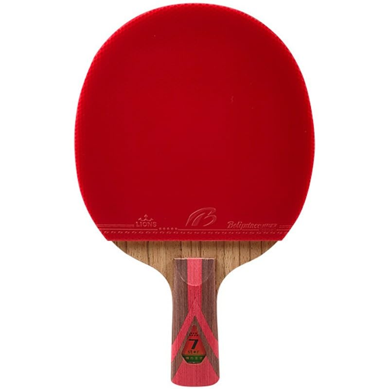 TYGXING Professional Table Tennis Bat, 7-Star Table Tennis Racket, High Performance Ping Pong Bat for Beginners and Advanced Players(Color:Short Handle)