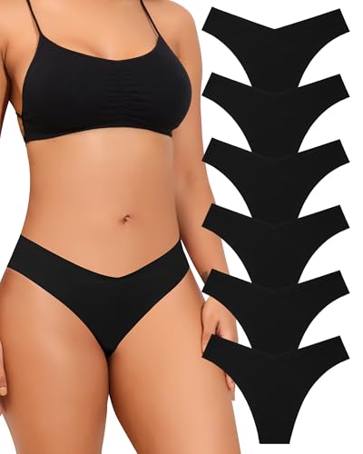 SECRET AROMA Ropa Interior sin Costuras para Mujer, Bikini Sexy Invisible, Bragas Invisibles con Forma de V, Ropa Interior atrevida de Tallas S a XL