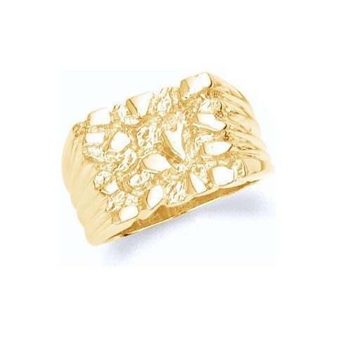 Nugget Rings Gold Mens (4) Cover