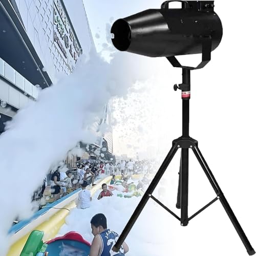 Machine à mousse de fête zone 80 m2 angle réglable et portée 6-8m pour grand effet