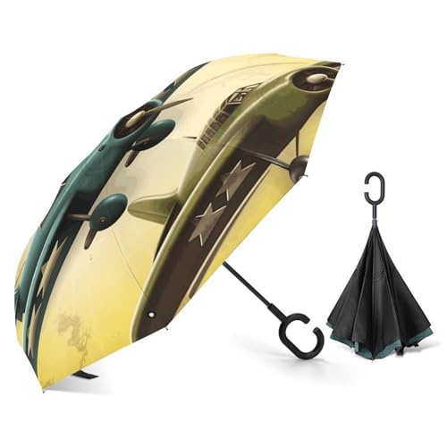 Parapluie inversé portable compact idéal pour sac à dos et trajets
