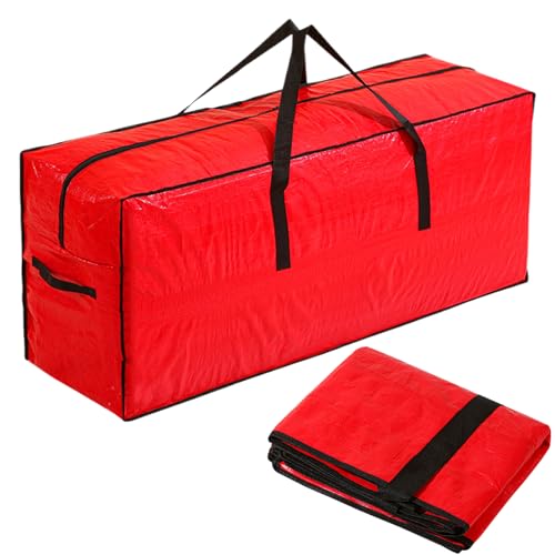 Saco de armazenamento para árvore de Natal, bolsa organizadora para árvore de Natal com fecho duplo de 2,3 m | organizador dobrável para casa, armazenamento etc.