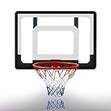 Tablero trasero: 31" W x 24" H, de alta resistencia de placa PVC transparente, más resistente y más seguro, No es compatible con el mate!
