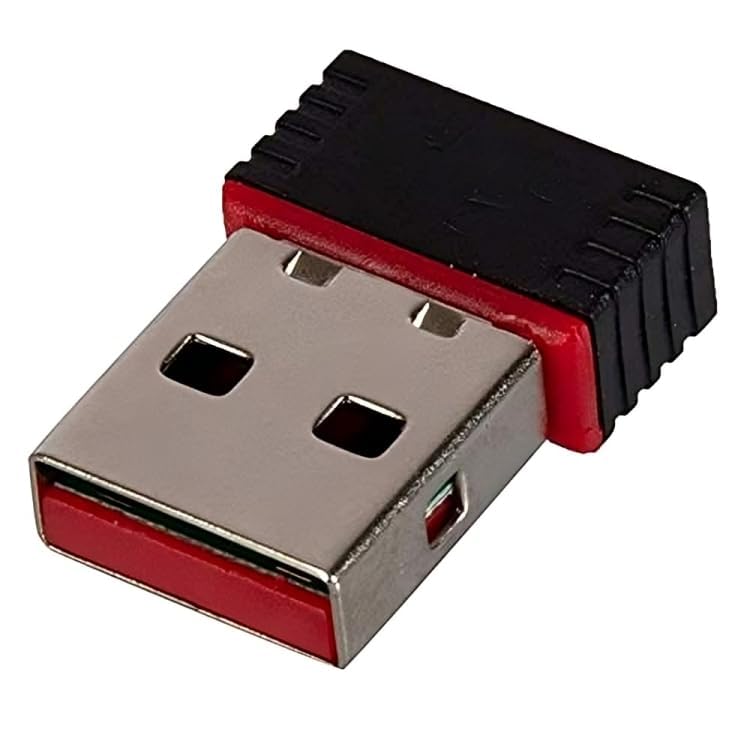 krishka 500mbps mini wireless usb adapter (black) – wifi network dongle for desktop pc & laptop