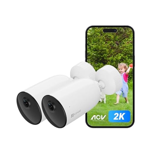 EZVIZ CB3 (2-Pack) Cámara Vigilancia WiFi Exterior 2K