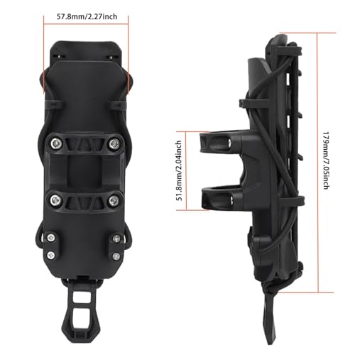 Porte-boisson de moto réglable pour guidon et support de bouteille d'eau - 2
