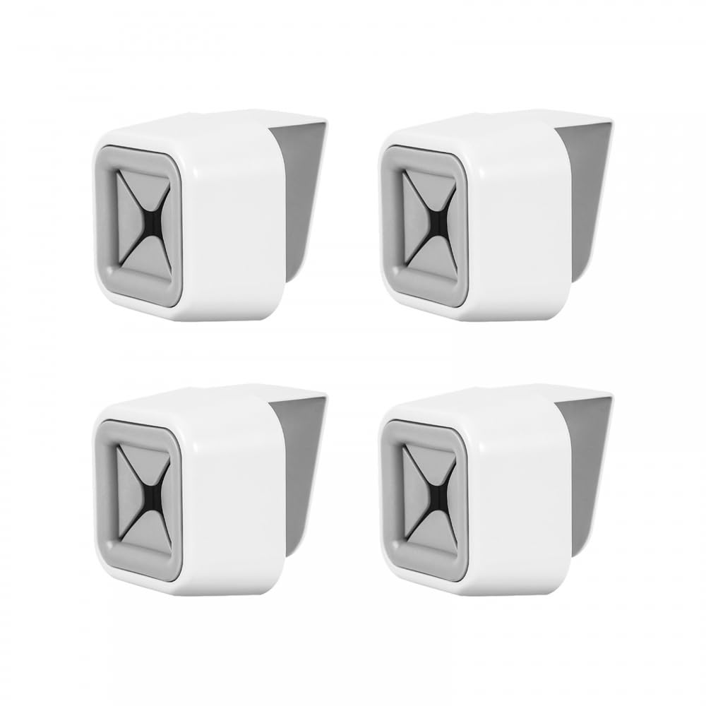 Dongker White+Grey 4Pcs Kitchen Towel Hooks,Self Adhesive Hanging Dish Rag Rack Hook For Kitchen Cabinet Bathroom Home