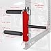 Conbut Leg Extension and Curl Machine Combo Leg Extension Attachment Adjustable Red Home Gym Equipment for Strength Training Compact Leg Workout Machine for Thighs, Quads & Hamstrings