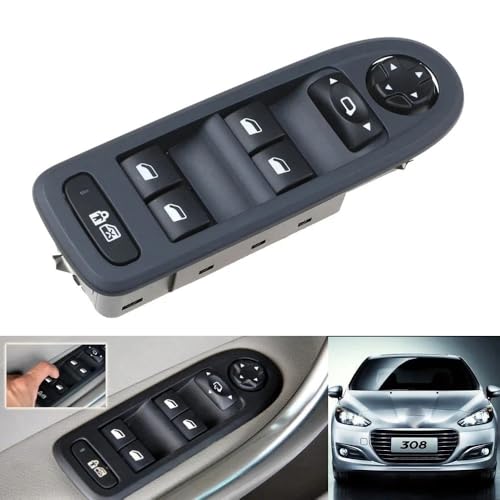Commande vitre électrique C5 interrupteur lève-vitre principal avec boutons ajustables - 2