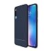 Produktbild JT Berlin BackCase Pankow Soft Silikon Hülle für das Xiaomi Mi 9 in blau - [Wireless Charging (Qi) kompatibel, strukturierte Oberfläche, 1 Meter getesteter Fallschutz, verstärkte Ecken] - 10504