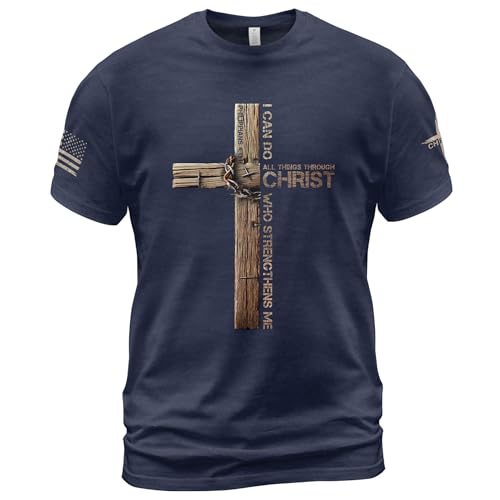 I Can Do All Things Through Christ Shirt, Jesus Shirts for Men, Christian Shirts for Men 1
