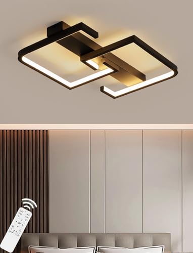 Plafonnier LED moderne télécommandable résolvant le manque de luminosité - 2