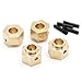Yeah Racing 12mm Brass Hex Adaptor 8mm Offset 4pcs For Traxxas TRX-4 #TRX4-037