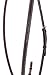 Huntley Equestrian Sedgwick Leather Fancy Stitched Raised Standing Martingale (Australian Nut, Medium Pony)