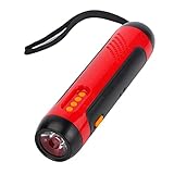 Cmstop Hand Crank Radio 1800mAh - Emergency Weather Radio with 3W 2-Mode LED Flashlights,Small Emergency Supplies with Flashlights for Camping, Outdoor, and Daily Use