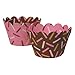 Hoffmaster 611132 Cupcake Wrapper, 9" Length x 2-1/4" Width, Chocolate/Pink Reversible (Case of 250)