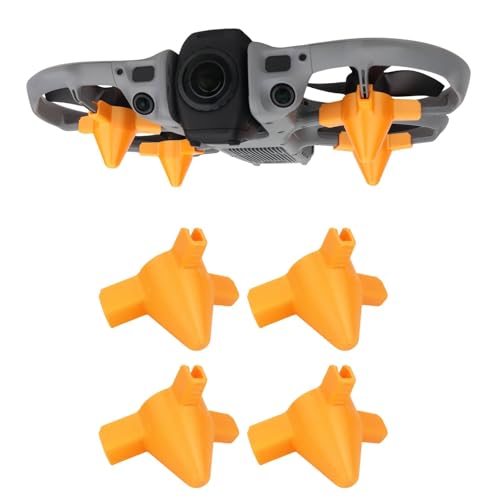Landing Gear for DJI Avata 360 Height-Increasing Bracket Support Leg Protector Landing Gear Extension Legs Protection Extended Tripod for Avata 360 Drone Accessories (Orange)