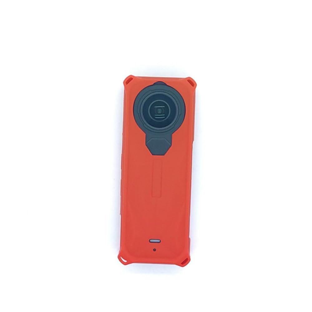 Étui Silicone Protection Insta 360 X5 – Souple, étanche, Anti-chocs, Cache Objectif Inclus, Ajustement Parfait